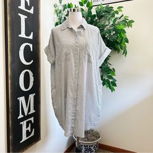 Madewell Striped Shirt Dress